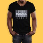 Nairobi t-shirt brands - naiboss barcode black